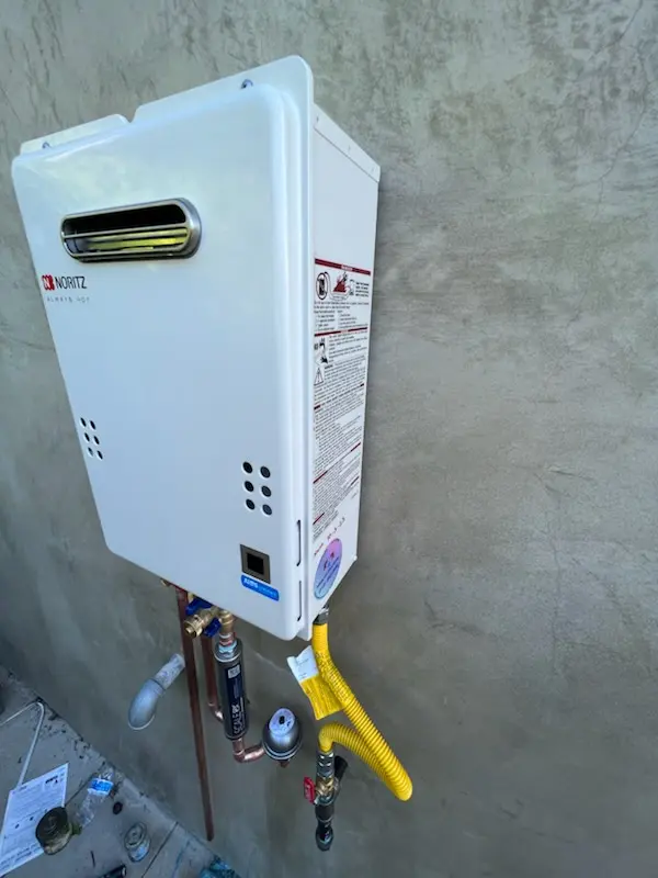 Tankless water heater installation for Coburn homes